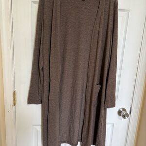 SHEIN Chocolate Long Sleeve Top